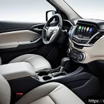 Home 22 지엠 쉐보레 트레일블레이저의 내부 공간 - Interior view of a modern Chevrolet Trailblazer cabin showcasing ergonomic design and spacious seati...
